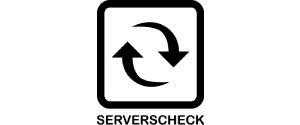 ServersCheck Logo in Black
